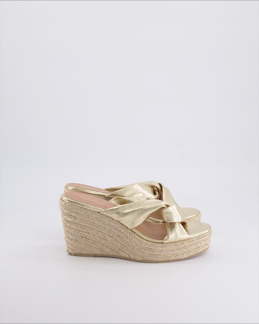 Catwalk Espadrilles Leather Gold 40 EU