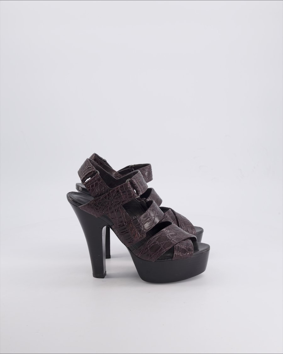 Bottega Veneta Heels Leather Brown 37 EU