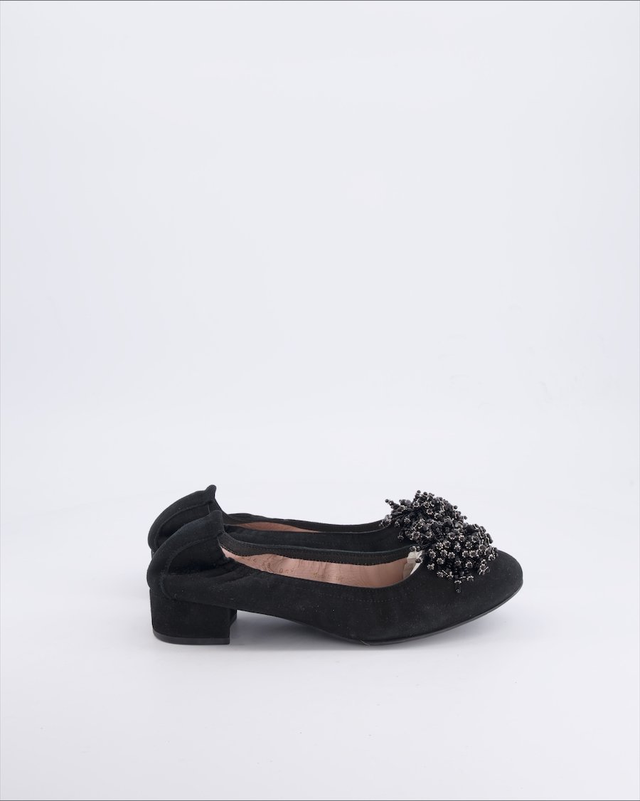 Le Babe Flats Suede Black 38 EU