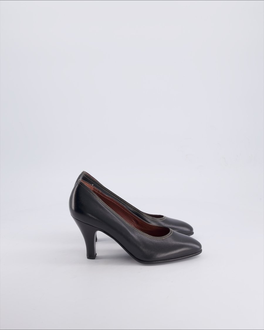Prada Heels Leather Black 35 EU