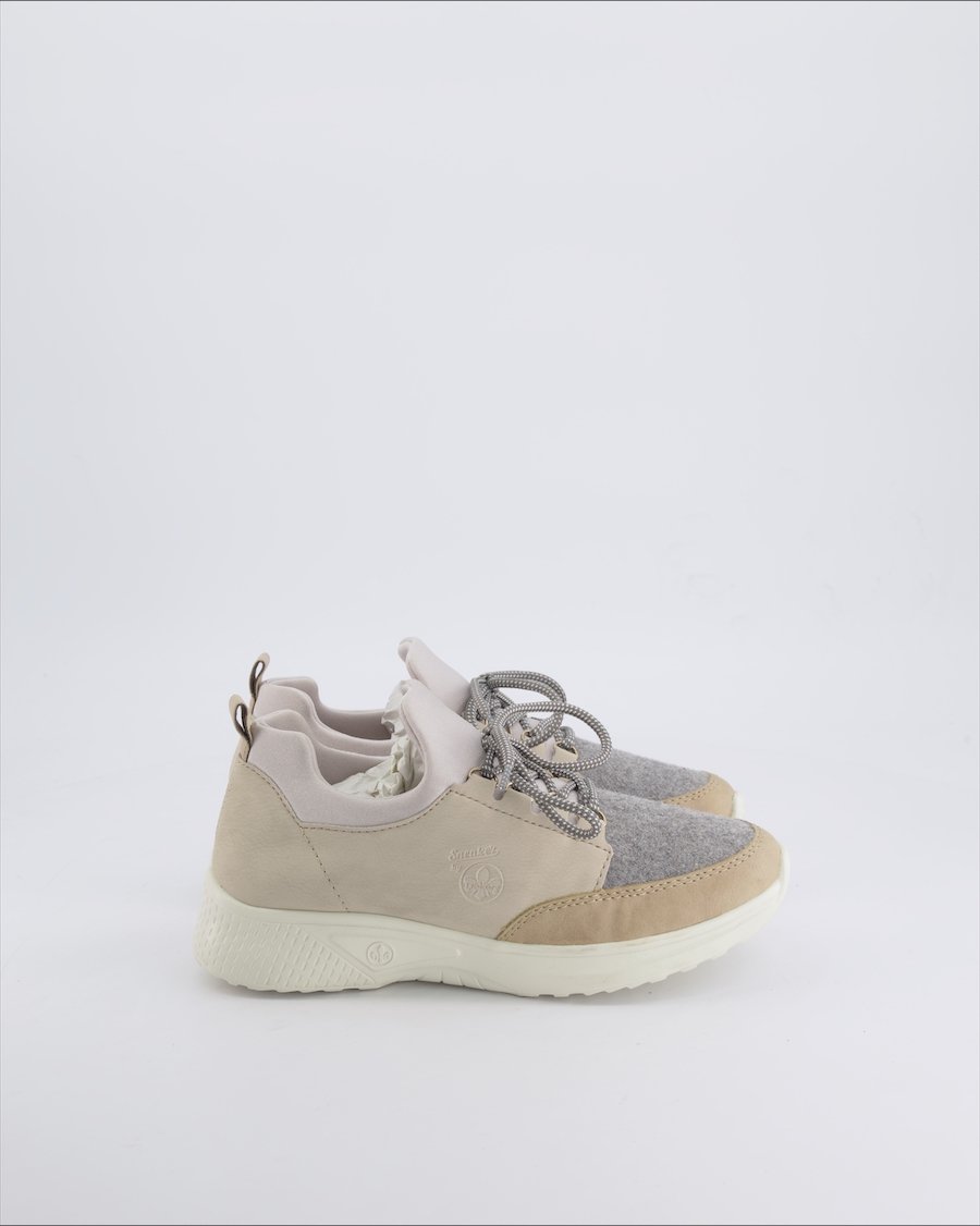 Rieker Trainers Leather Beige 37 EU