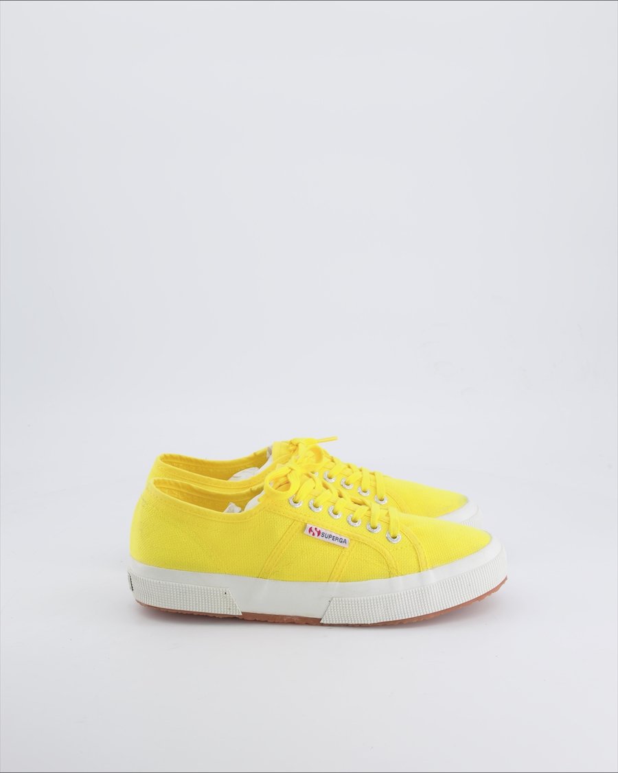 Superga Trainers Cloth Yellow 39.5 EU