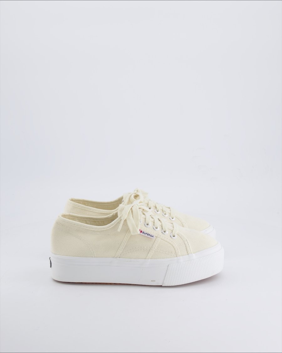 Superga Trainers Cloth Beige 39 EU