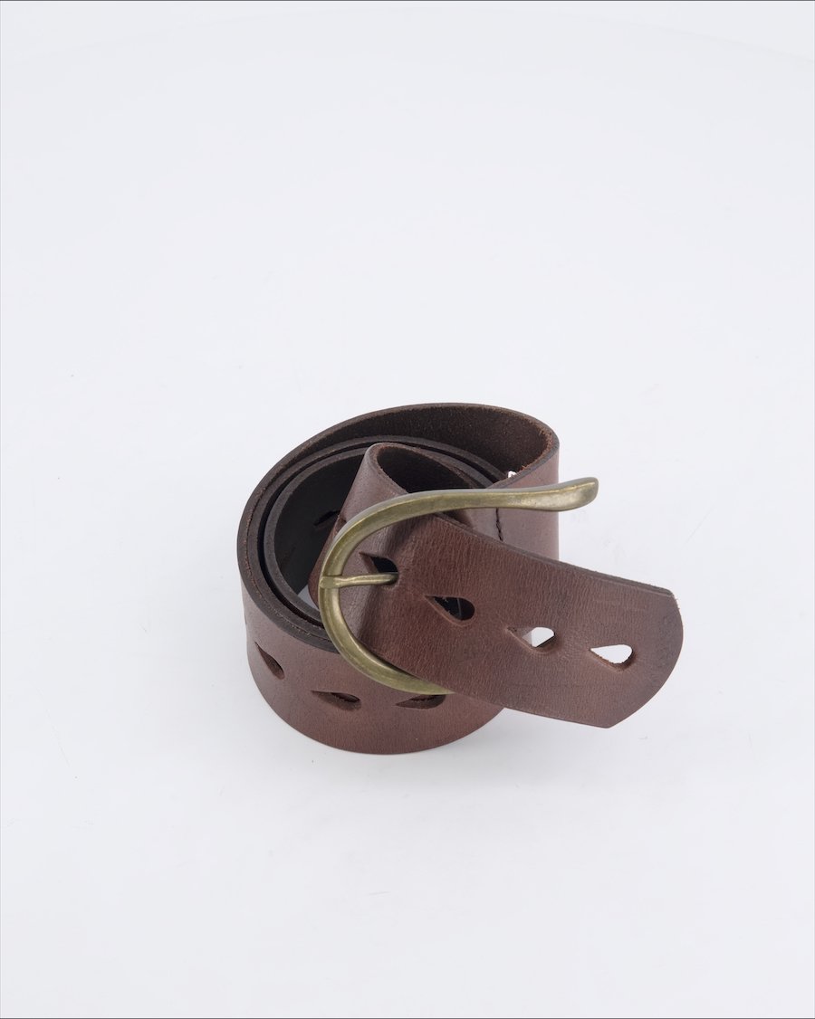 Pieces Chains Leather Brown 90 cm