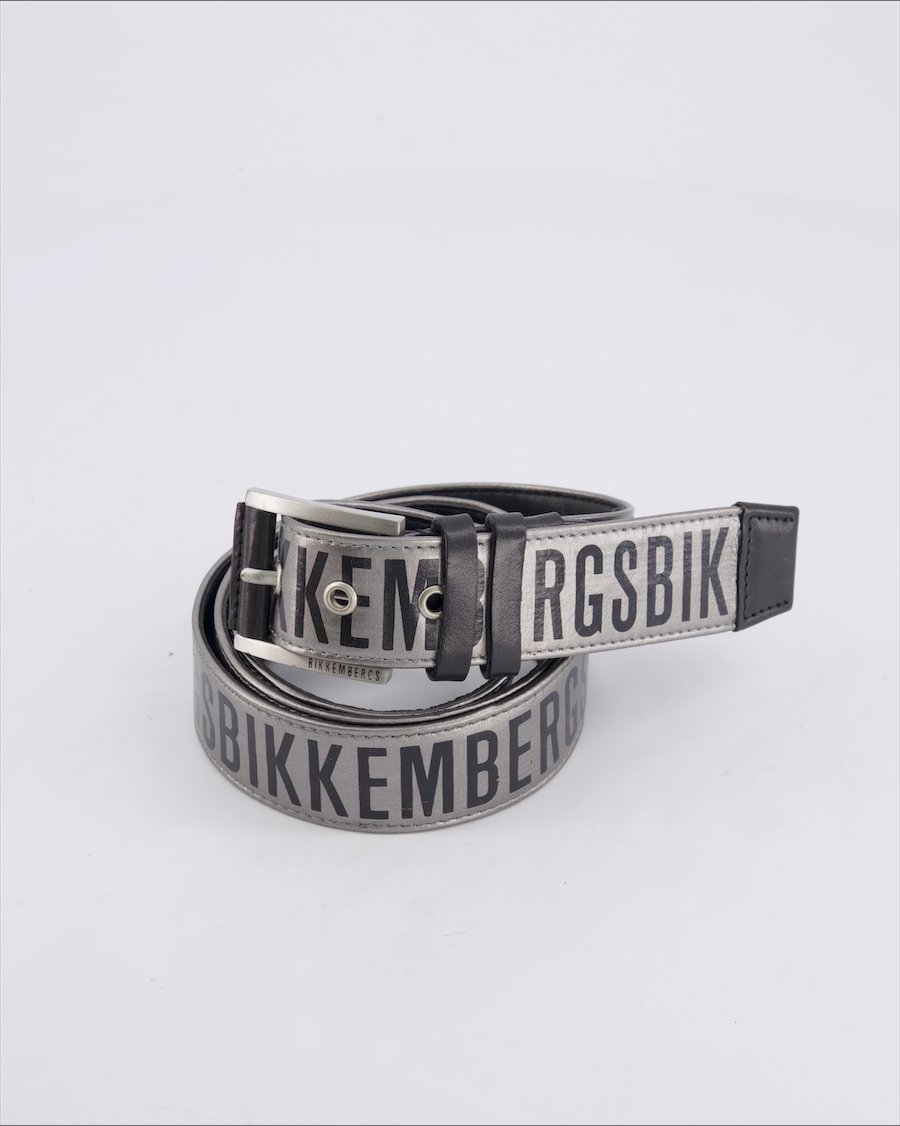 Bikkembergs Belts Vegan leather Silver 100 cm
