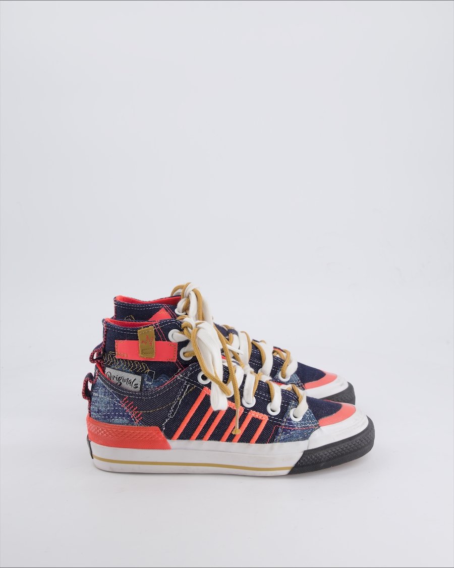 Adidas Nizza Trainers Cloth Blue 36 EU