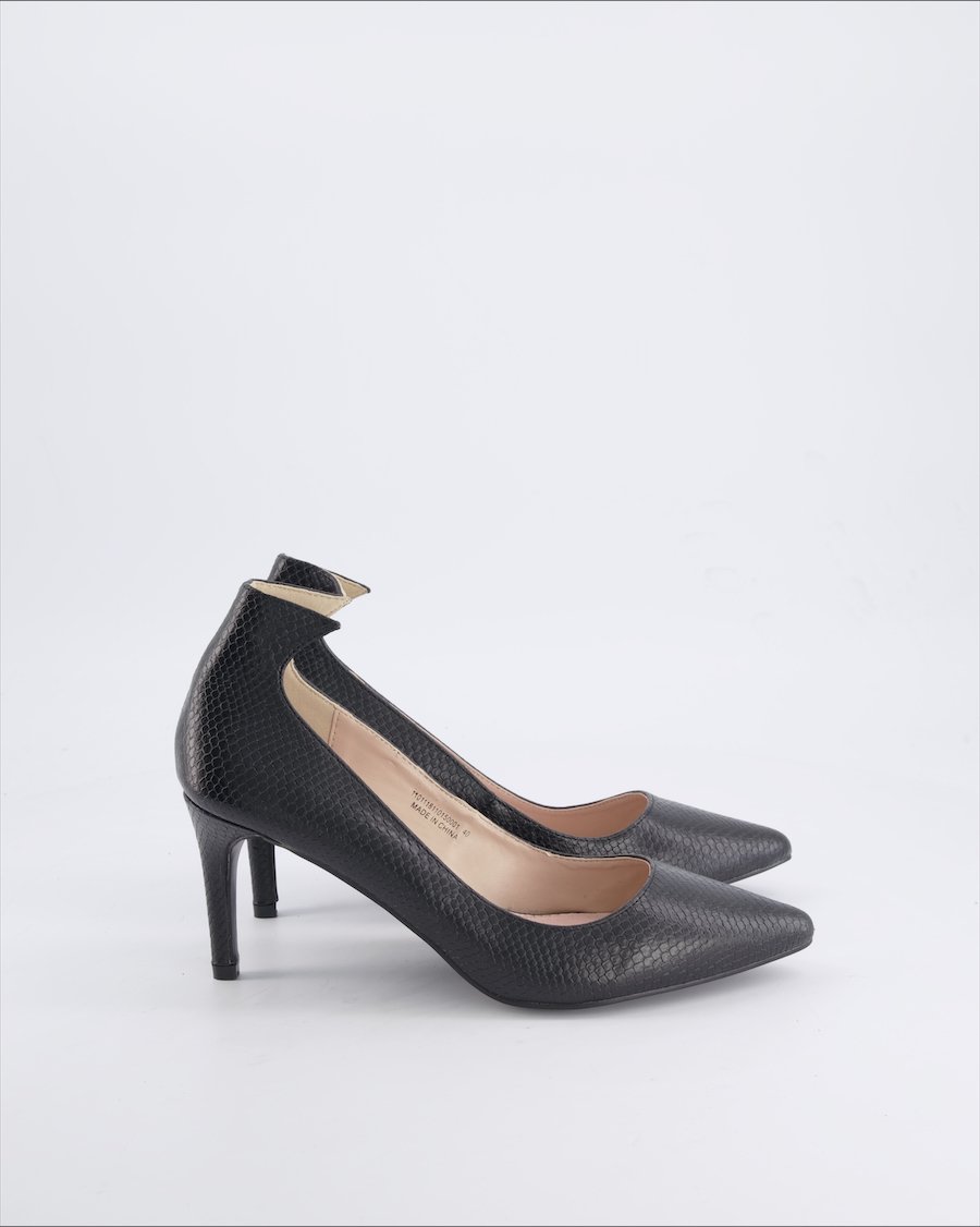 Lost Ink Heels Leather Black 40 EU