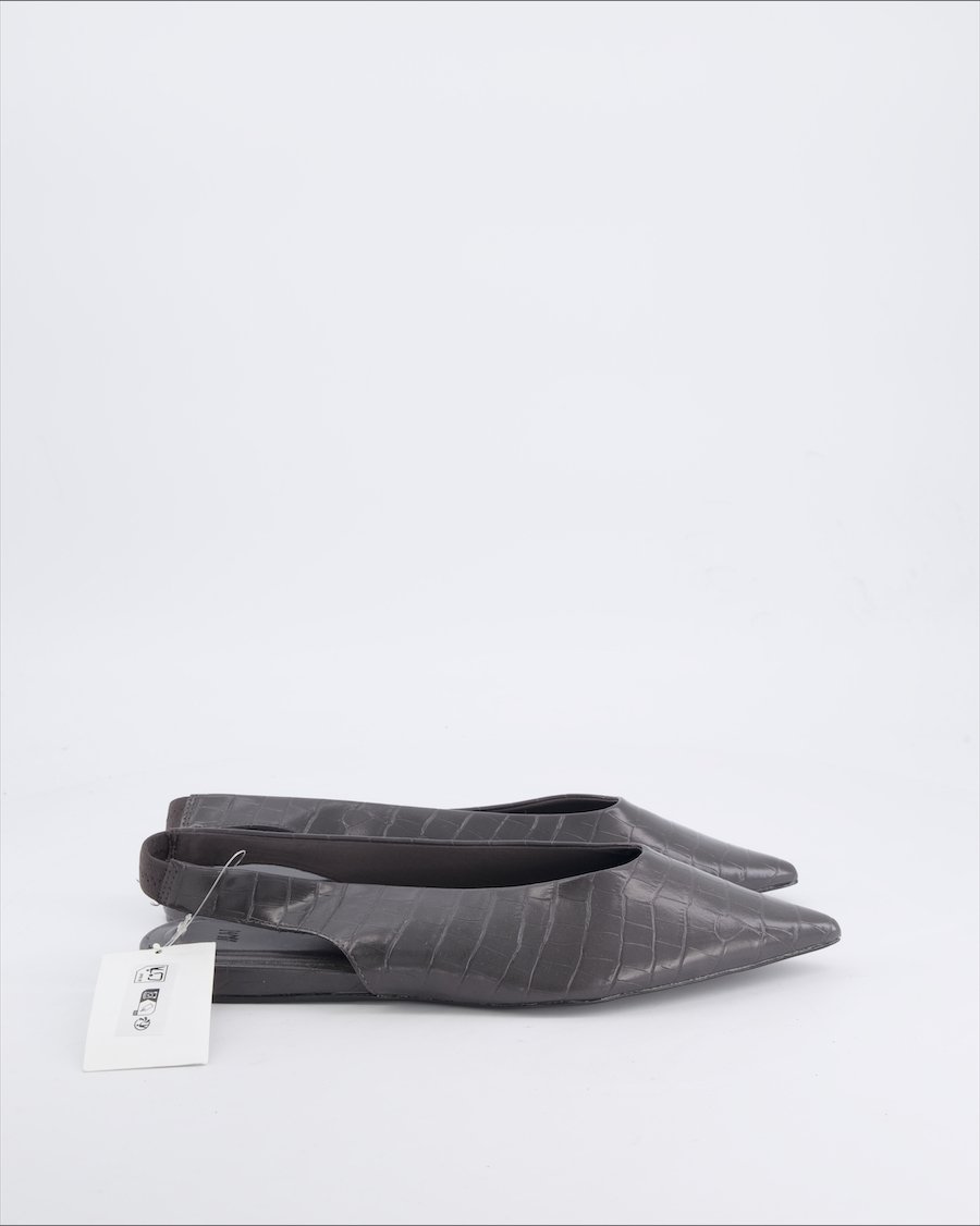 H&m Sandals Vegan leather Grey 40 EU