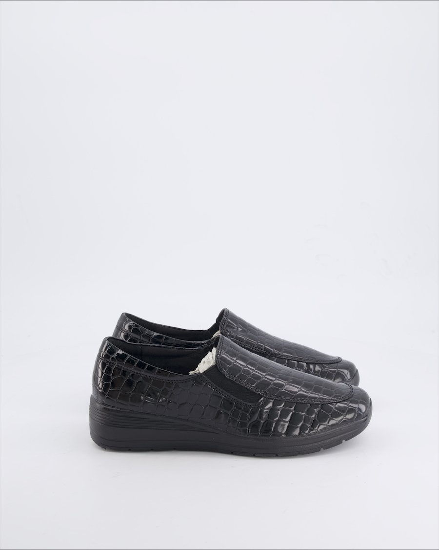 Easy Street Flats Leather Black 38 EU