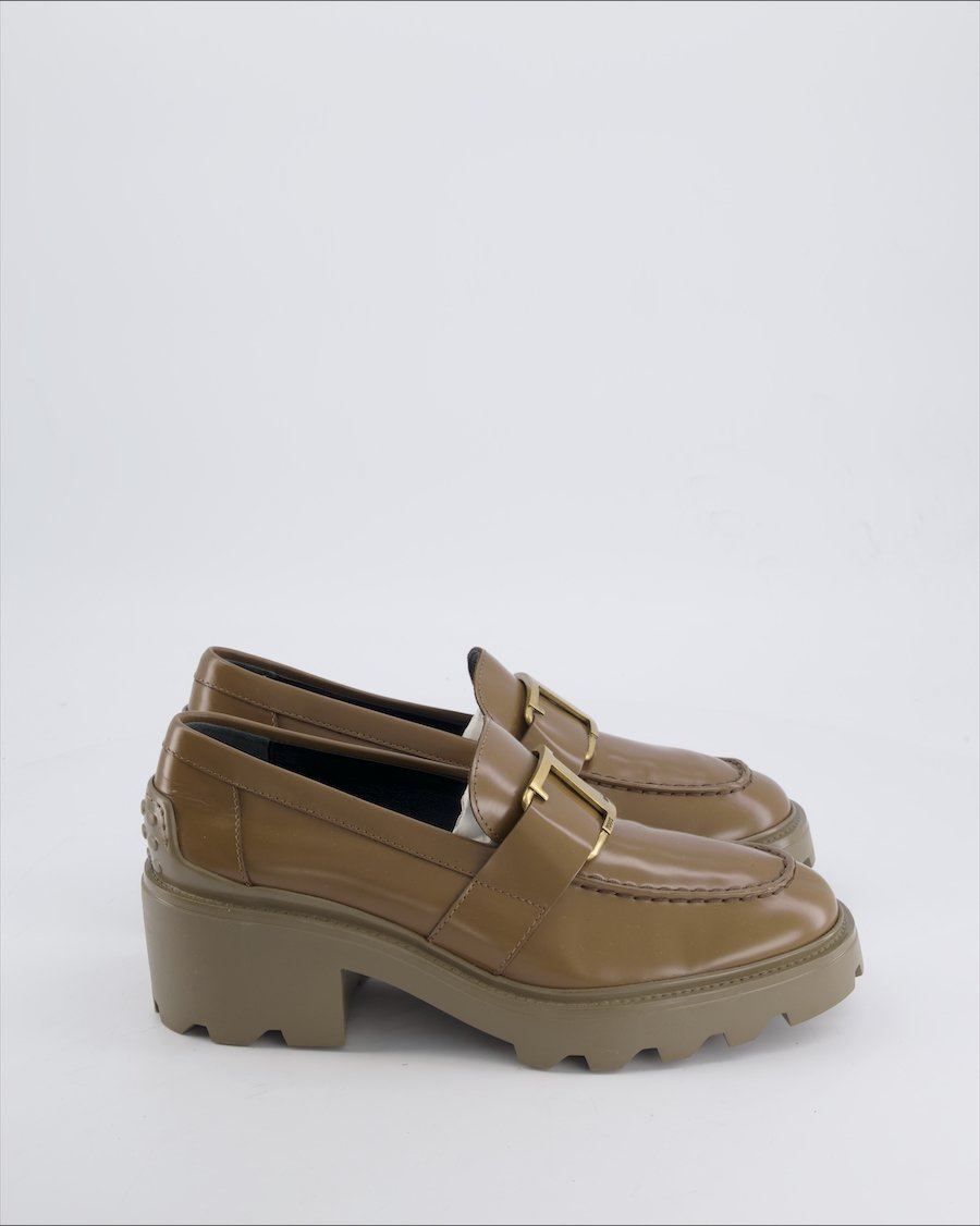 Tod's Flats Leather Brown 40 EU