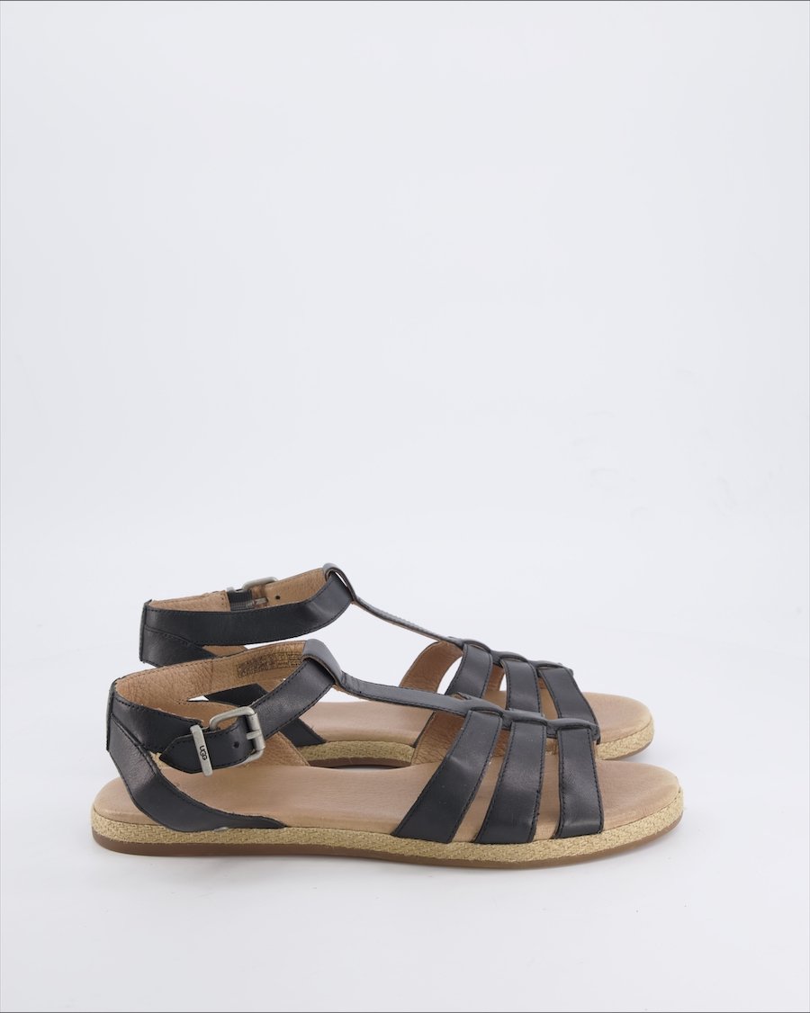 UGG Sandals Leather Black 41 EU