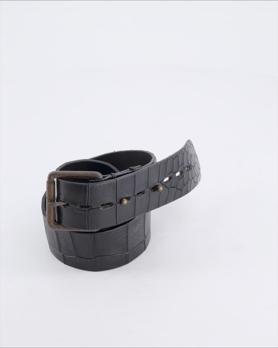 Annette Gortz Belts Leather Black 100 cm