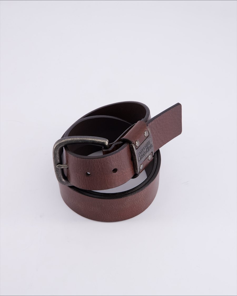 Calvin Klein Belts Leather Brown 90 cm