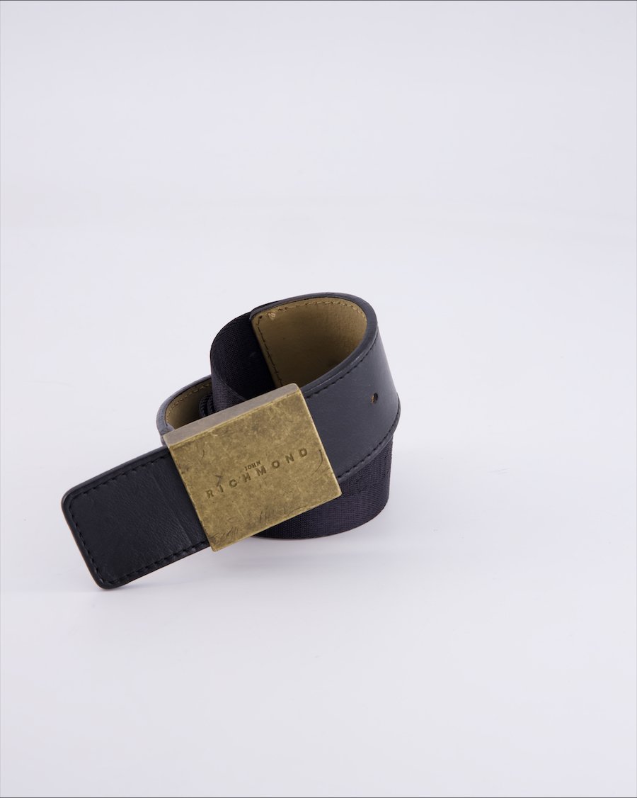 John Richmond Leather Leather Black 80 cm