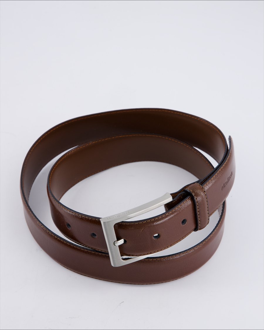Strellson Belts Leather Brown 95 cm