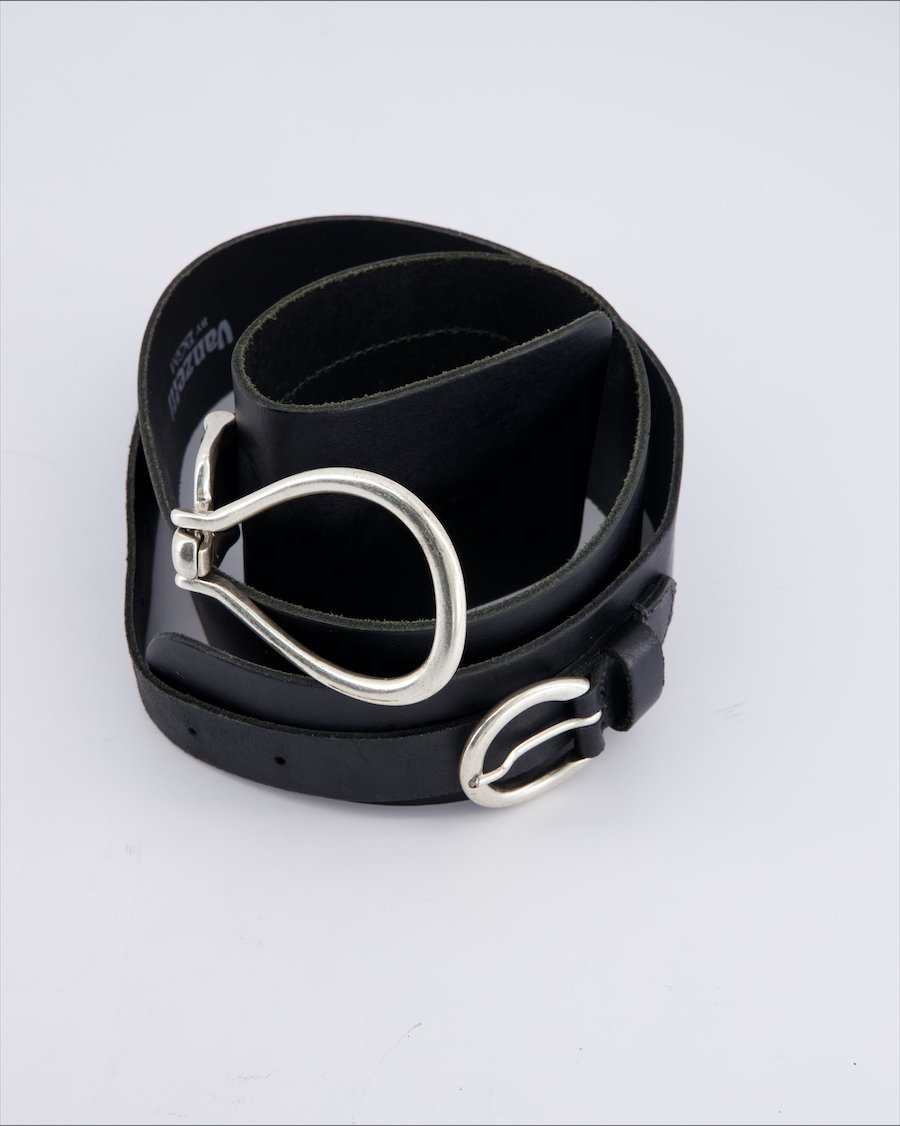 Vanzetti Belt Leather Black 85 cm