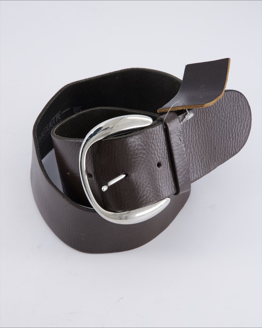 Baguette Leather Leather Brown 85 cm