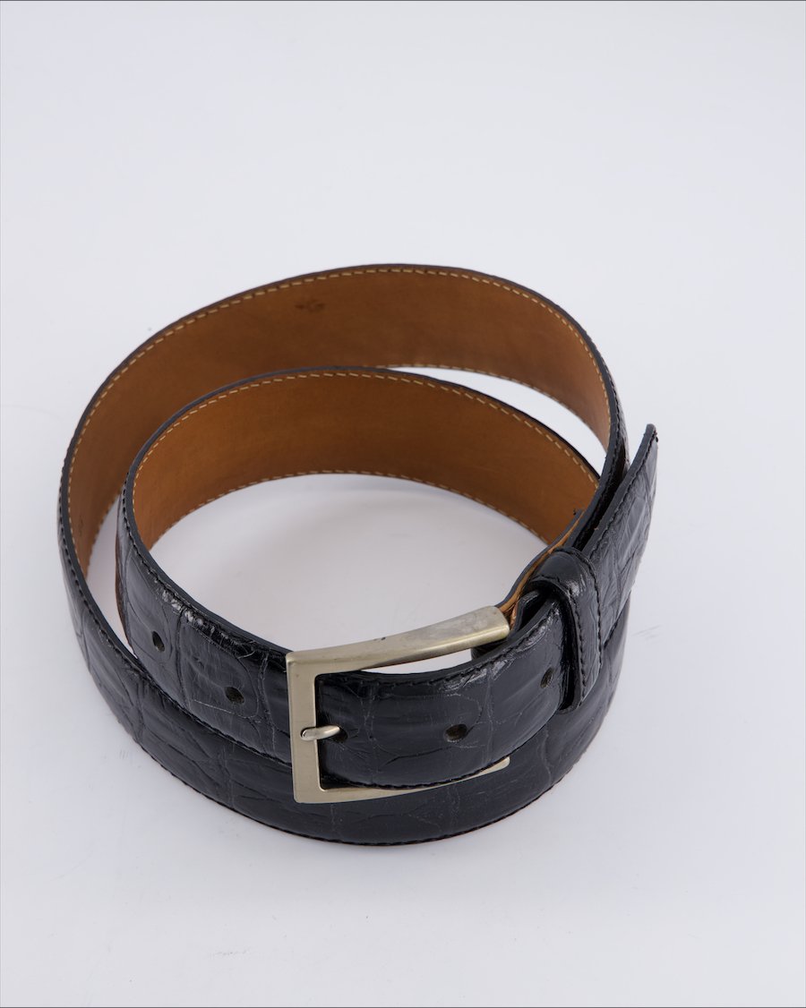 Themata Belts Leather Black 95 cm