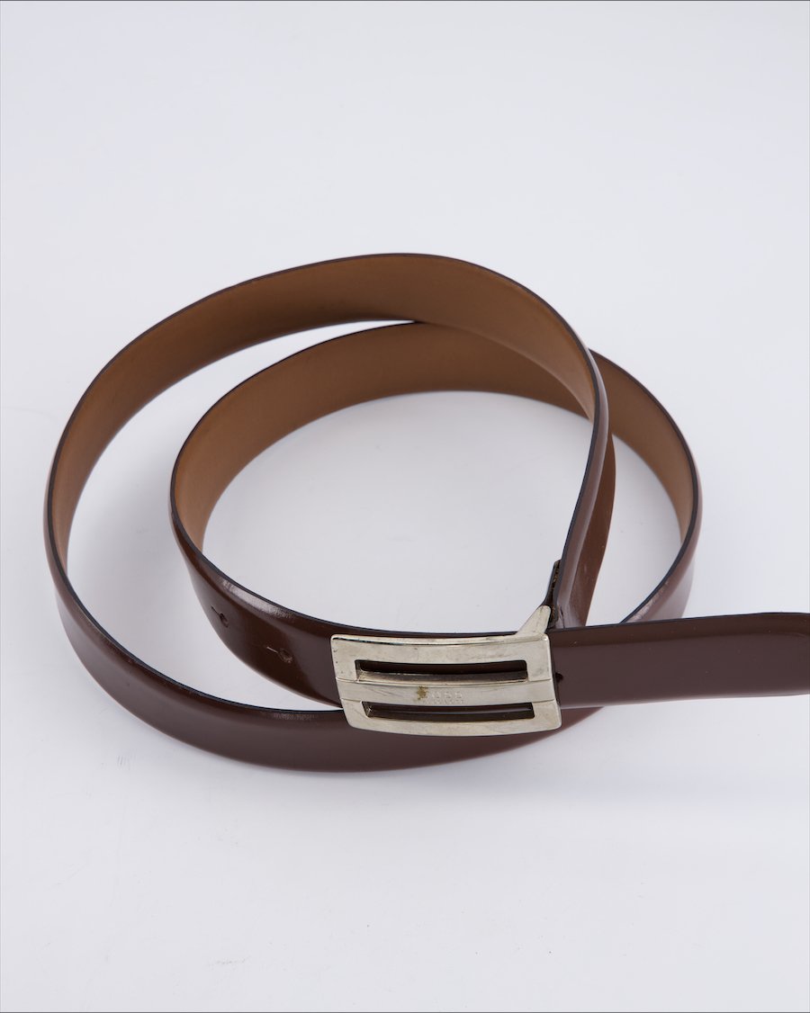 Hugo Boss Belts Leather Brown 95 cm