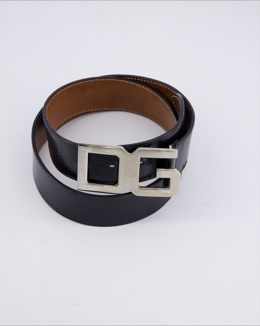 Dolce & Gabbana Others Leather Black 90 cm