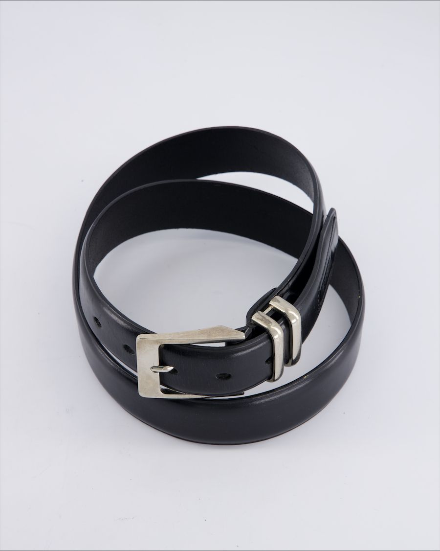 Navyboot Belts Leather Black 95 cm