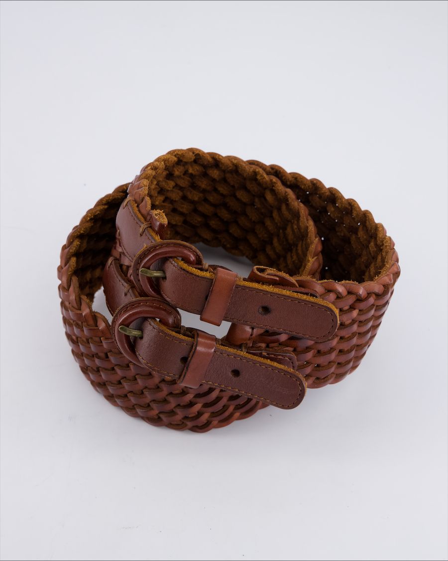 Abercrombie & Fitch Leather Leather Brown S International