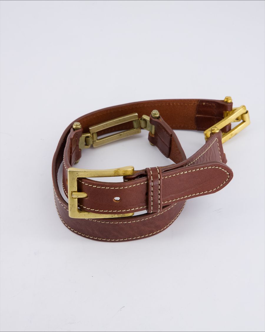 Max & Co Leather Leather Brown S International