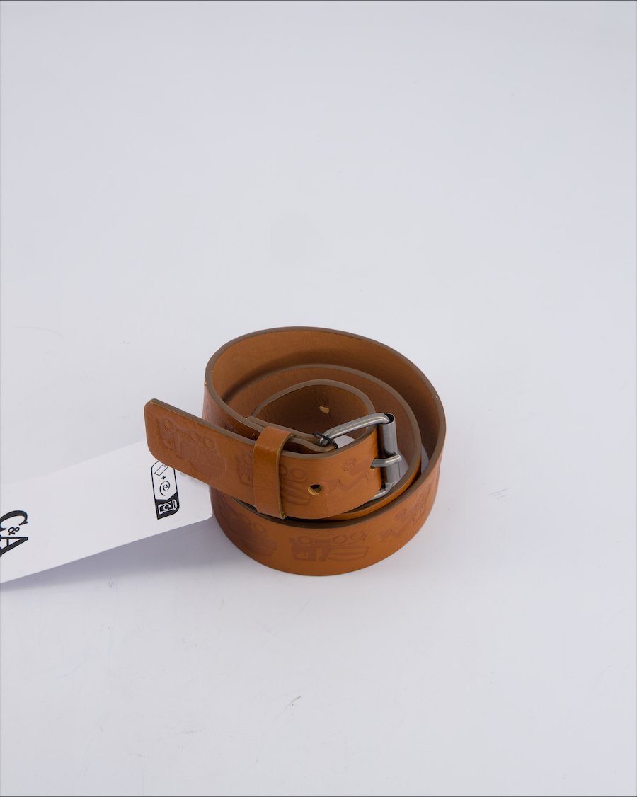C&a Chains Leather Brown 70 cm