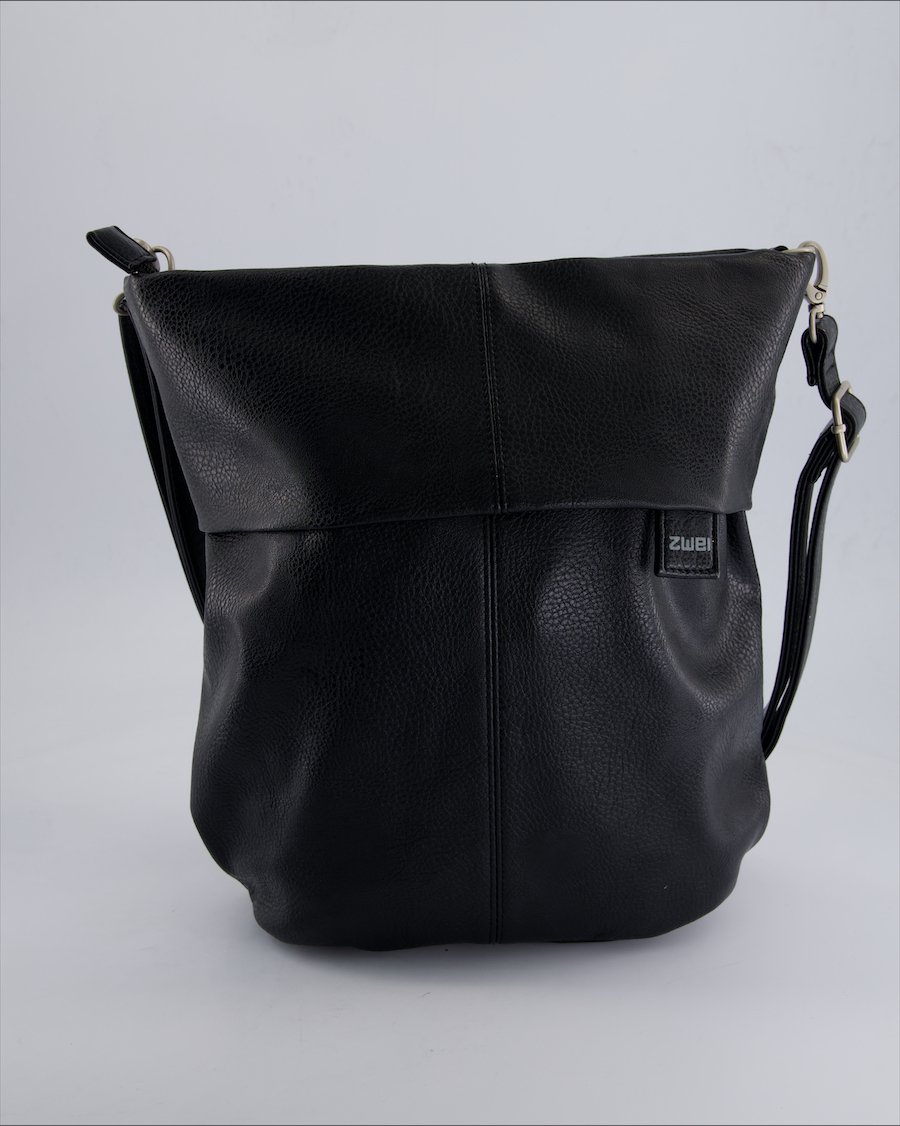 Zwei Crossbody bags Leather Black