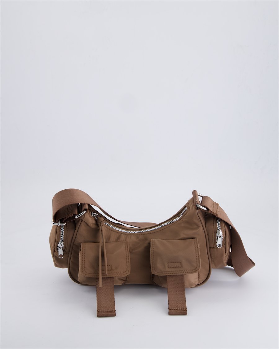 H&m Crossbody bags Cloth Brown