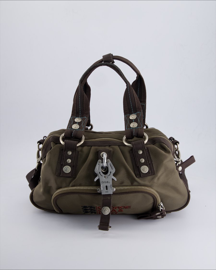 George Gina & Lucy Handbags Cloth Khaki