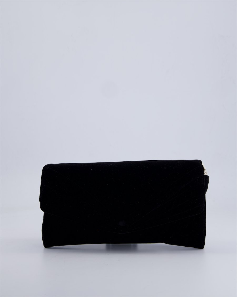 Giorgio Armani Handbags Velvet Black Parfum
