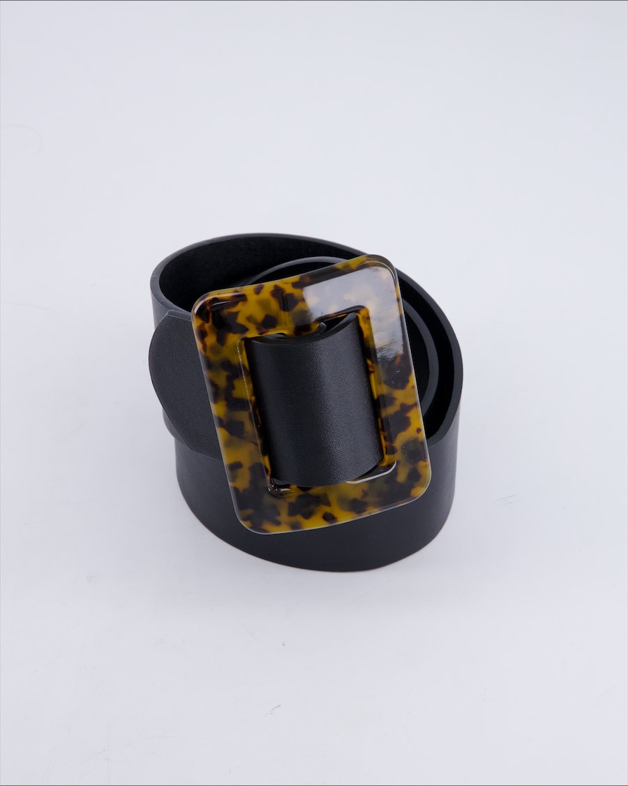 Pieces Chains Vegan leather Black 90 cm