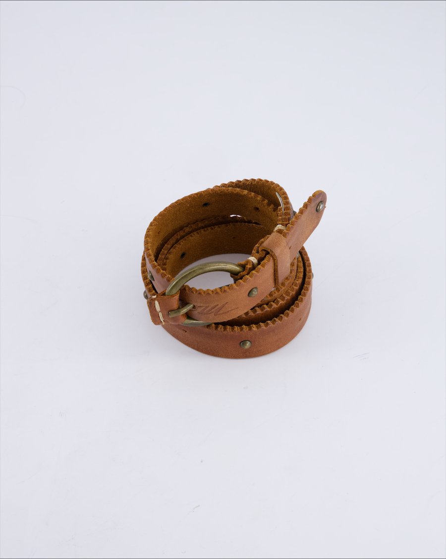 MCS Belts Suede Camel 90 cm