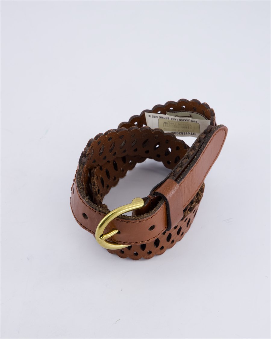 Fossil Leather Vegan leather Brown 90 cm