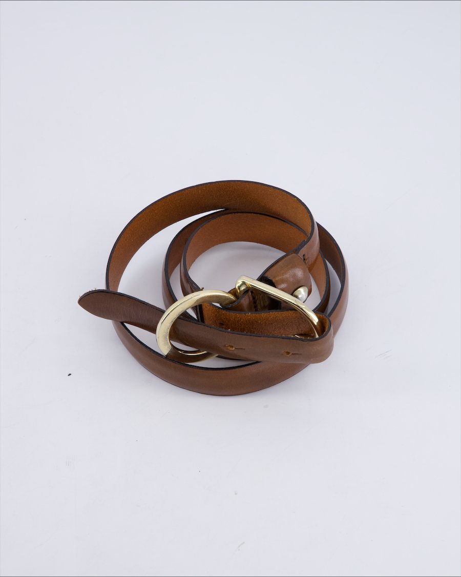 Massimo Dutti Chains Leather Brown 85 cm