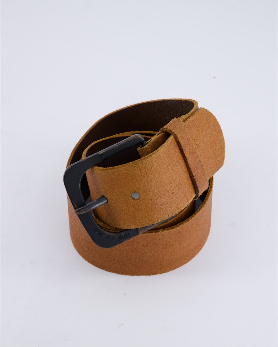 Jack & Jones Belts Suede Brown 85 cm