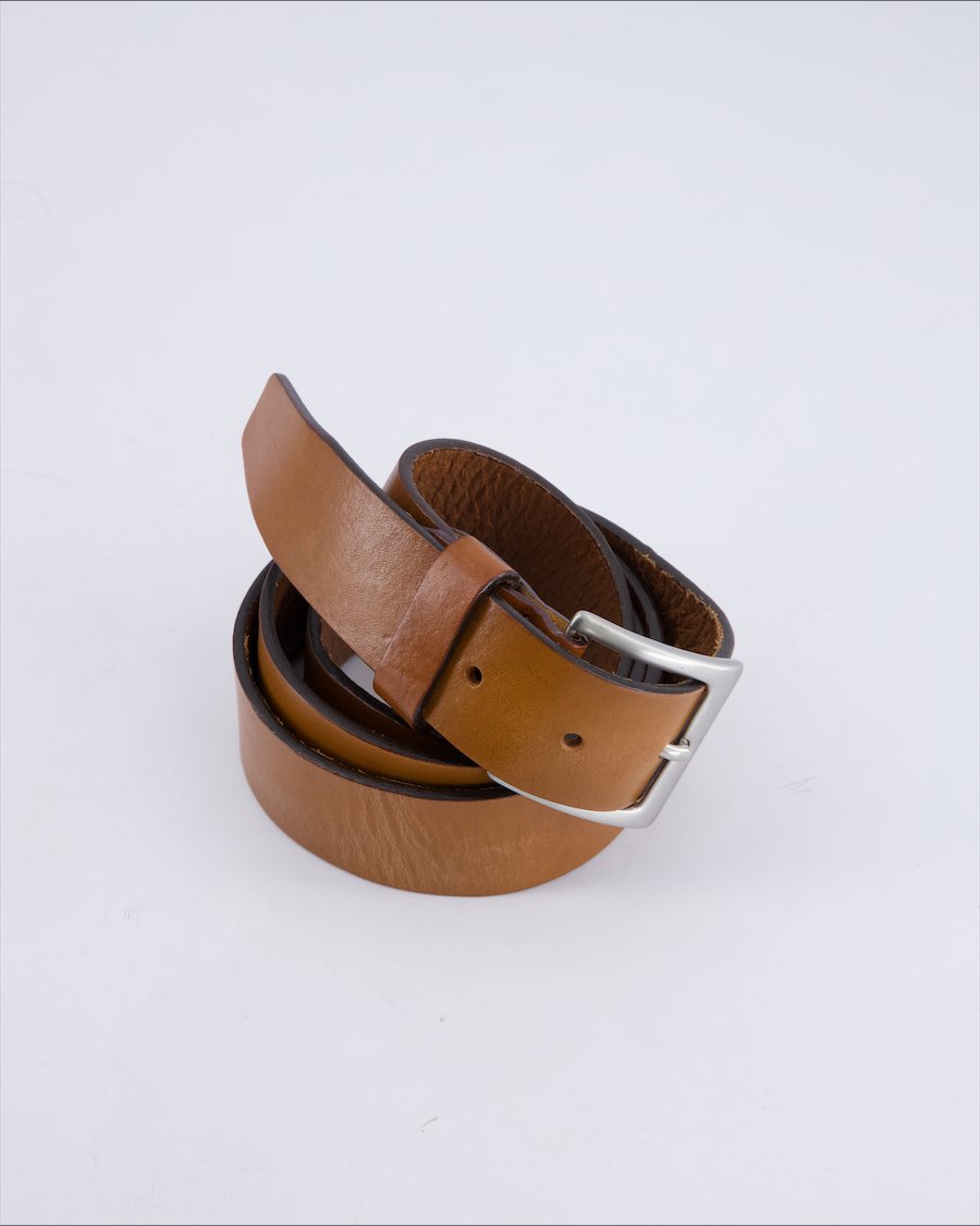 Navyboot Belts Leather Camel 100 cm