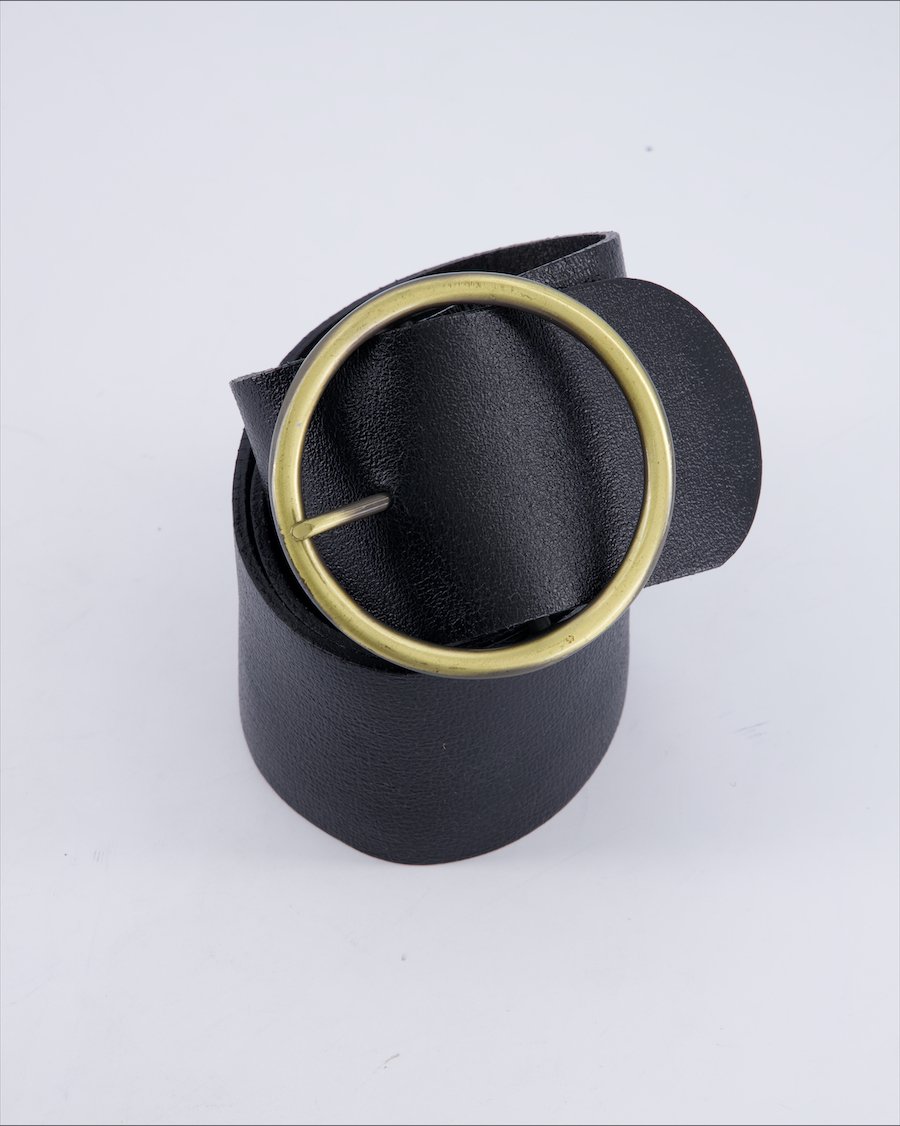French Connection Chains Leather Black 75 cm