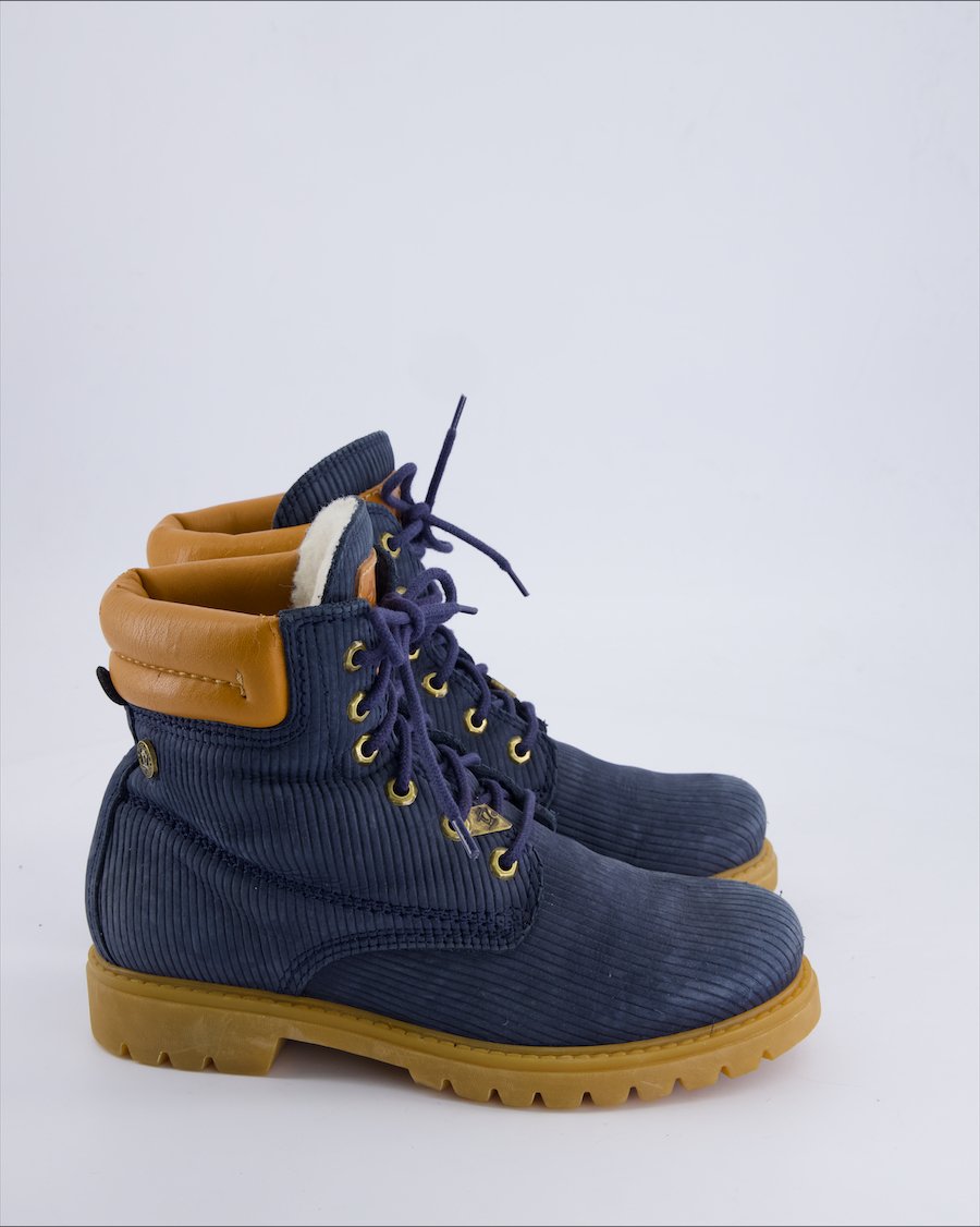 Panama Jack Ankle Boots Suede Blue 38 EU