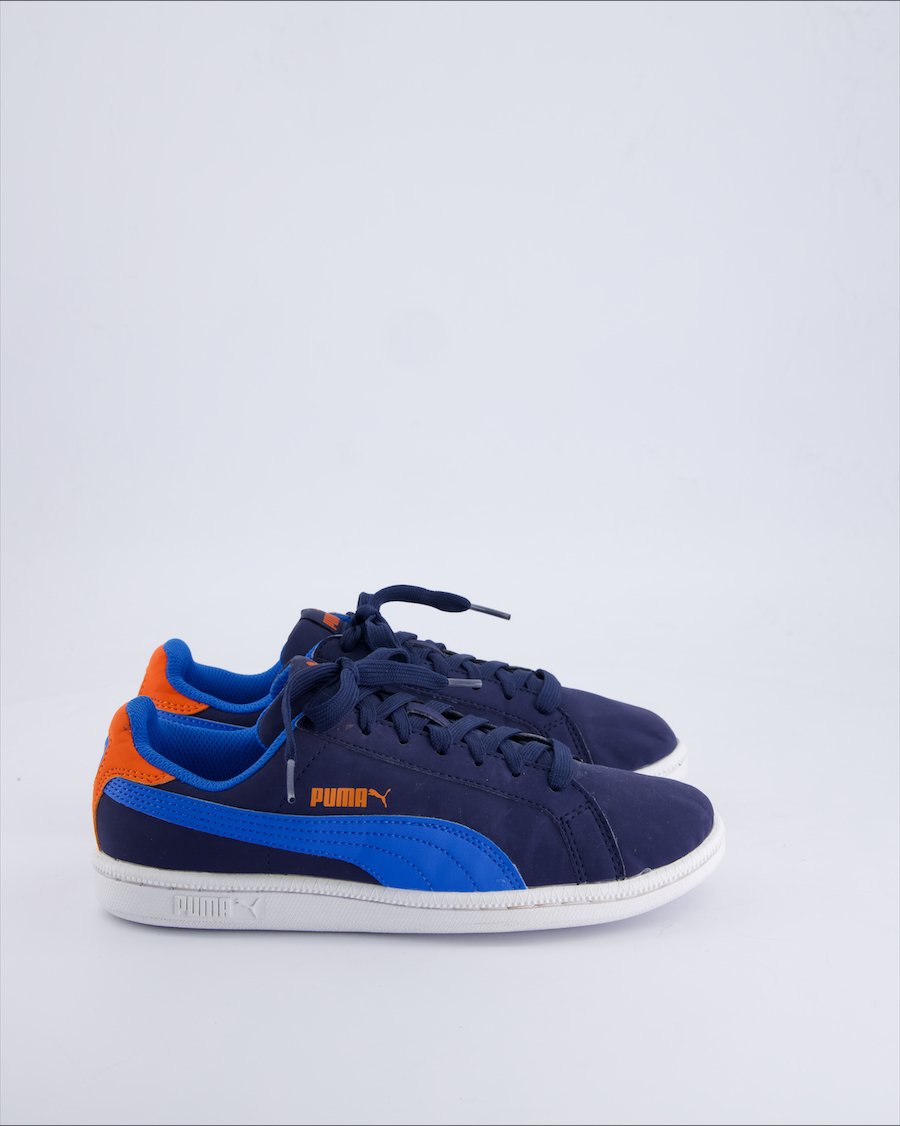 Puma Trainers Leather Navy 37 EU