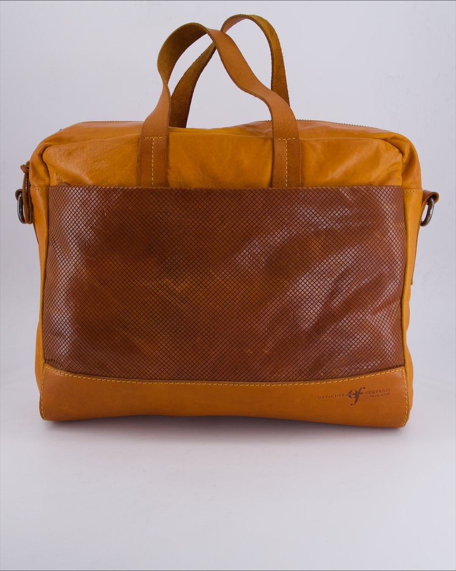 Officine Federali Handbags Leather Camel