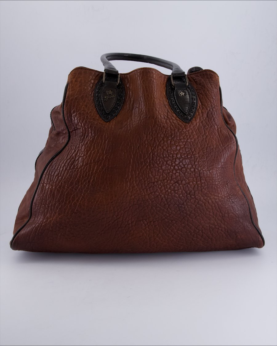 Fendi Handbags Leather Brown