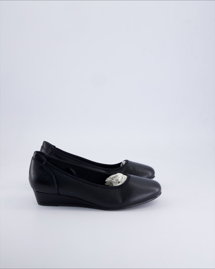 Easy Street Flats Leather Black 39 EU