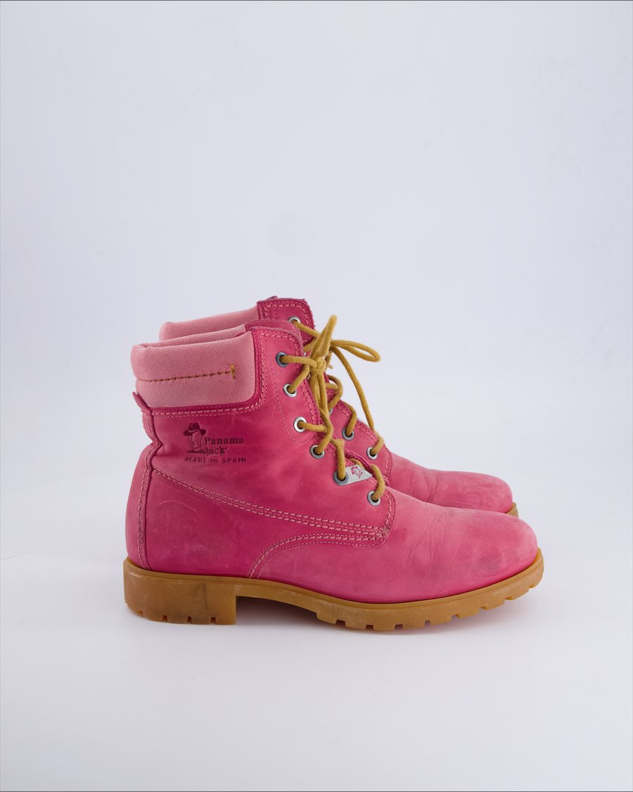 Panama Jack Ankle Boots Suede Pink 39 EU