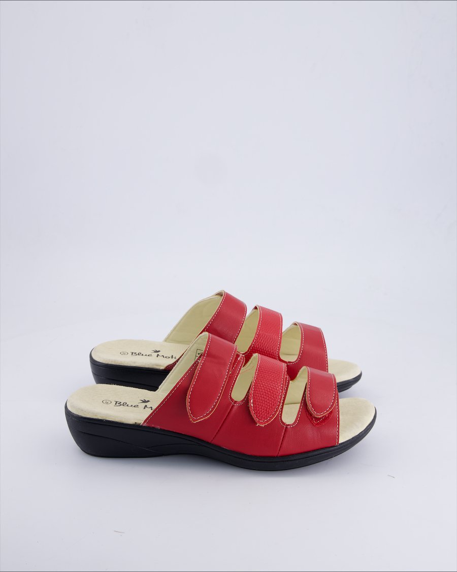 Blue Motion Sandals Leather Red 41 EU