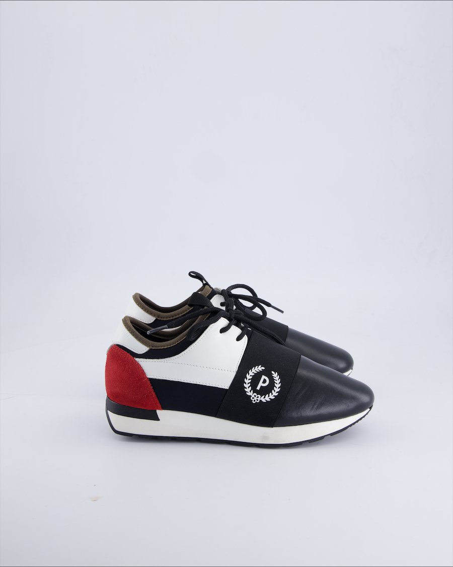 Pollini Trainers Leather Black 36 EU