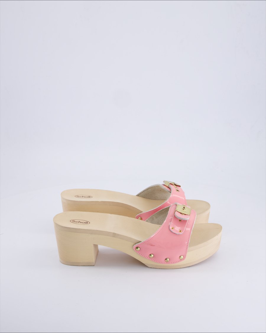Scholl Heels Leather Pink 40 EU