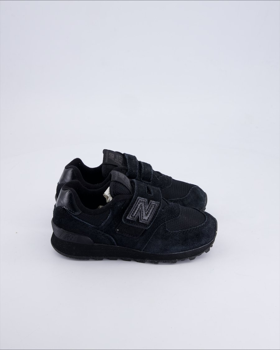 New Balance 574 Hook-and-loop trainers Suede Black EU 30