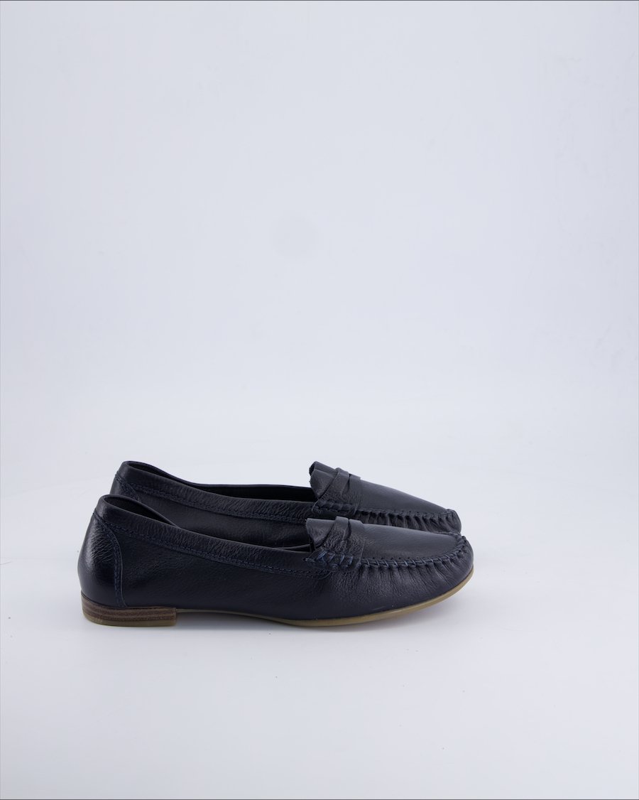 5th Avenue Flats Leather Blue 38 EU